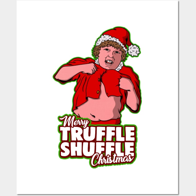 Merry Truffle Shuffle Christmas Wall Art by kickpunch